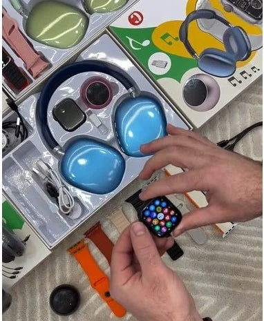 ⌚ Smart Watch D-P9 Ultra Max 49 mm + 7 Correas + Audífonos + Mini Parlante Bluetooth